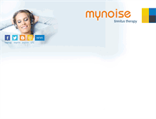 Tablet Screenshot of mynoise.com